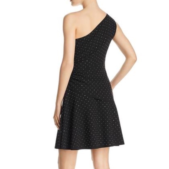 367. KOBI HALPERIN Studded One-Shoulder WILLOW Dress M - Picture 10 of 10